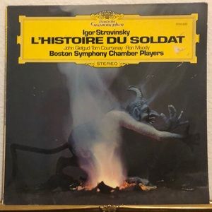 Stravinsky L' Histoire Du Soldat Performed by Boston Symphony Chamber Vinyl Lp